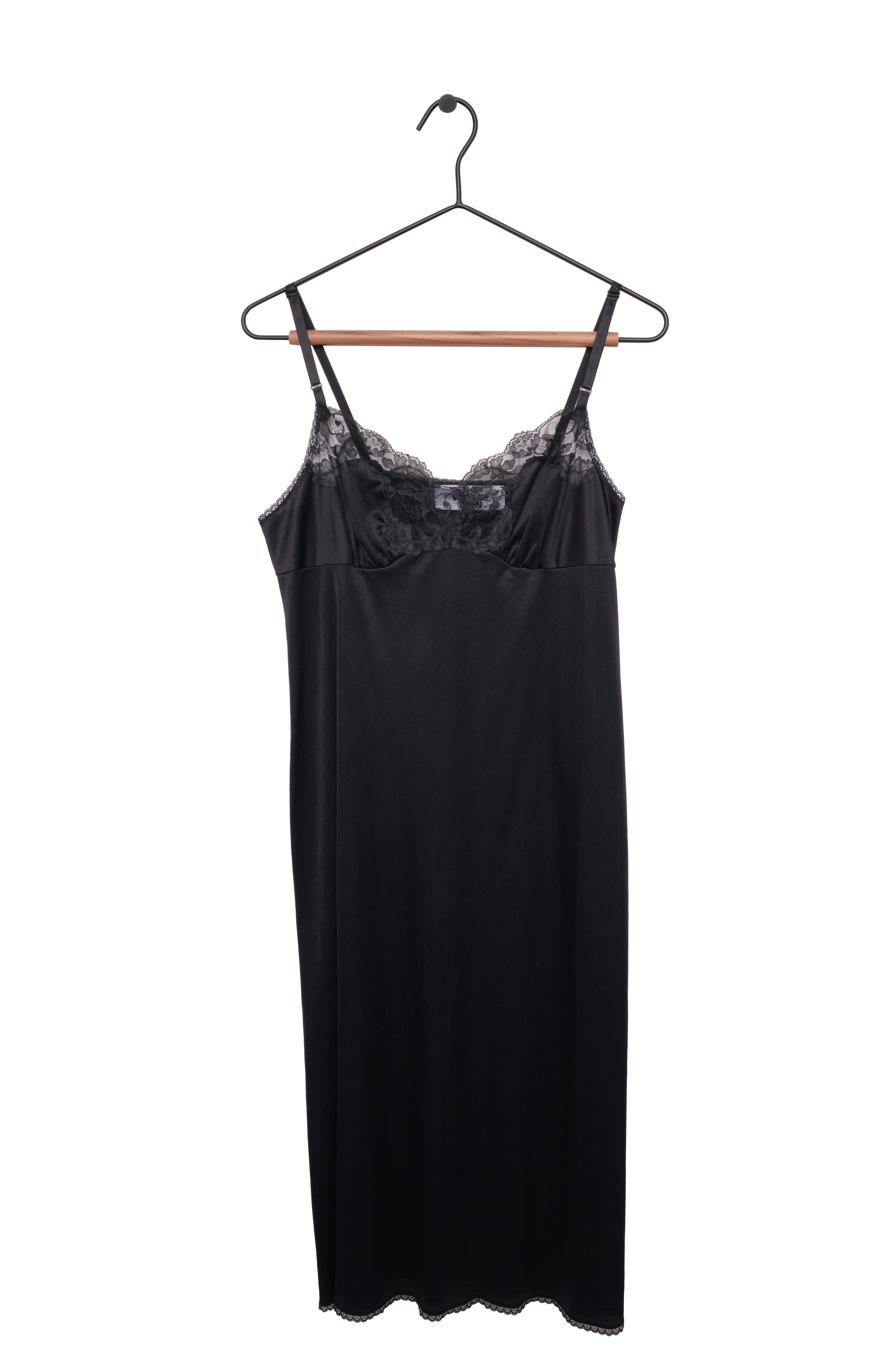 Black Lace Trim Slip Dress Free Shipping The Vintage Twin