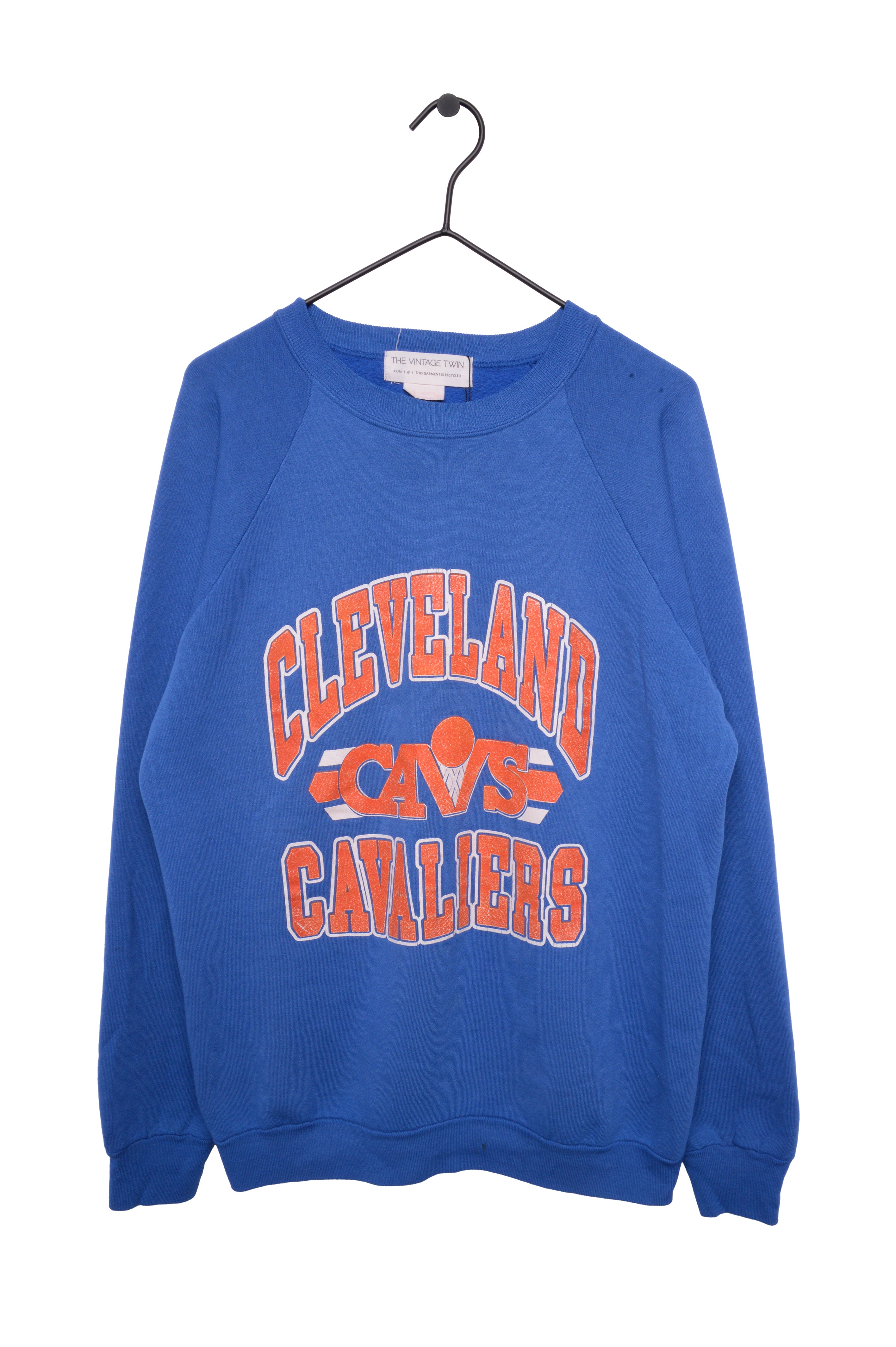 Cleveland Cavaliers Sweatshirt. Vintage 80s Cavs Sweater Blue