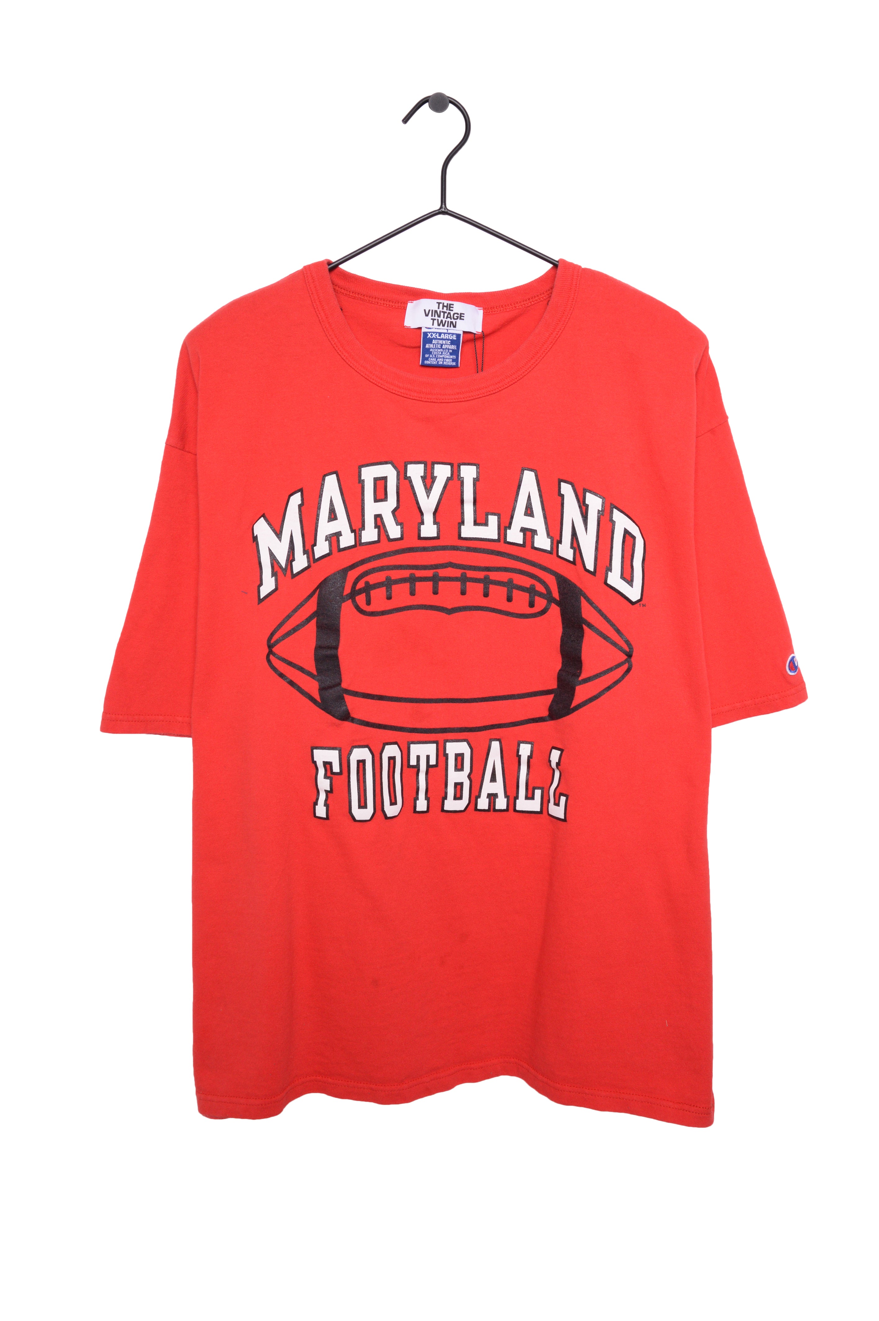 Champion Maryland Football Tee Free Shipping - The Vintage Twin