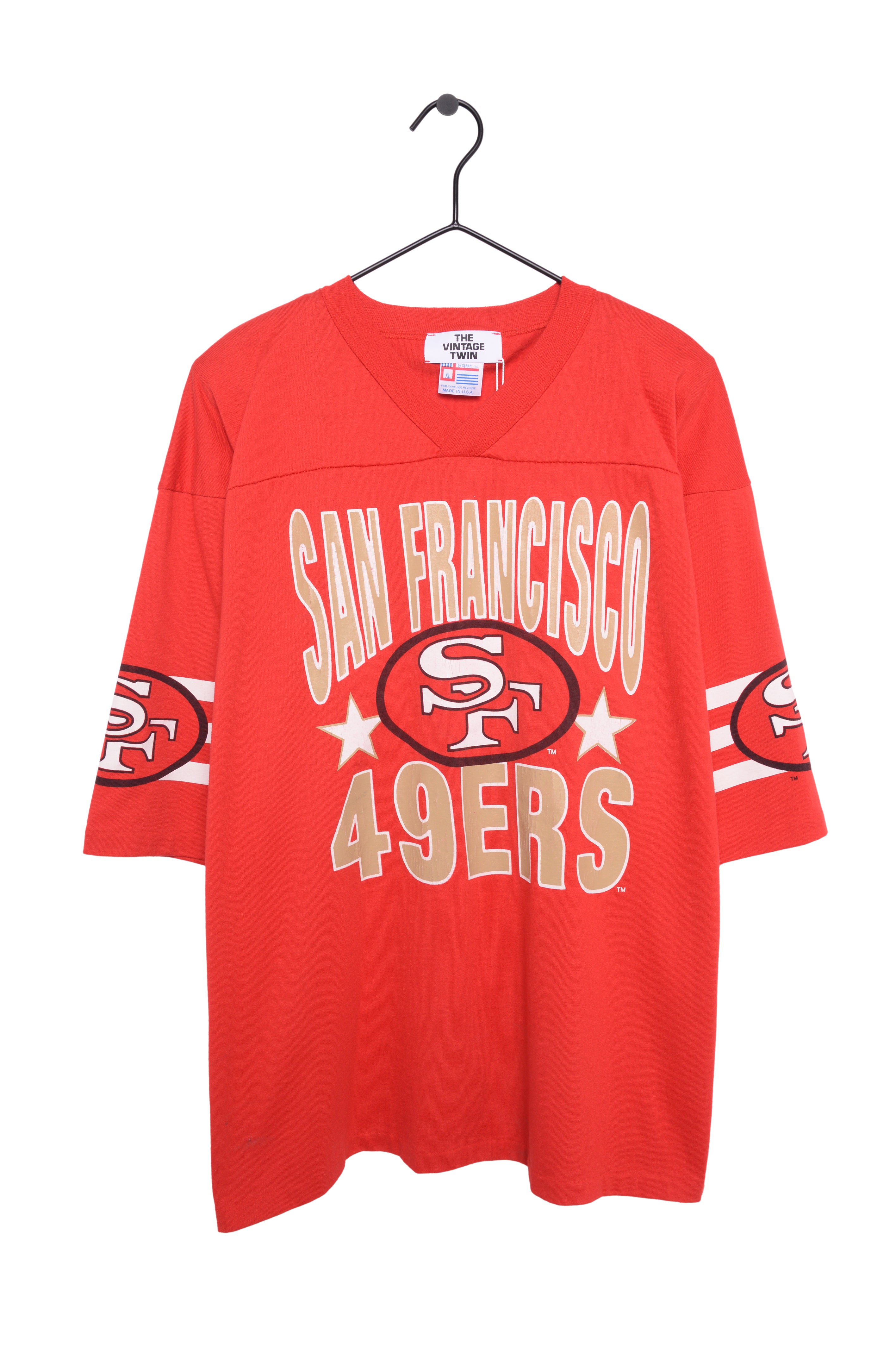 San Francisco 49ers Distressed Vintage logo shirt