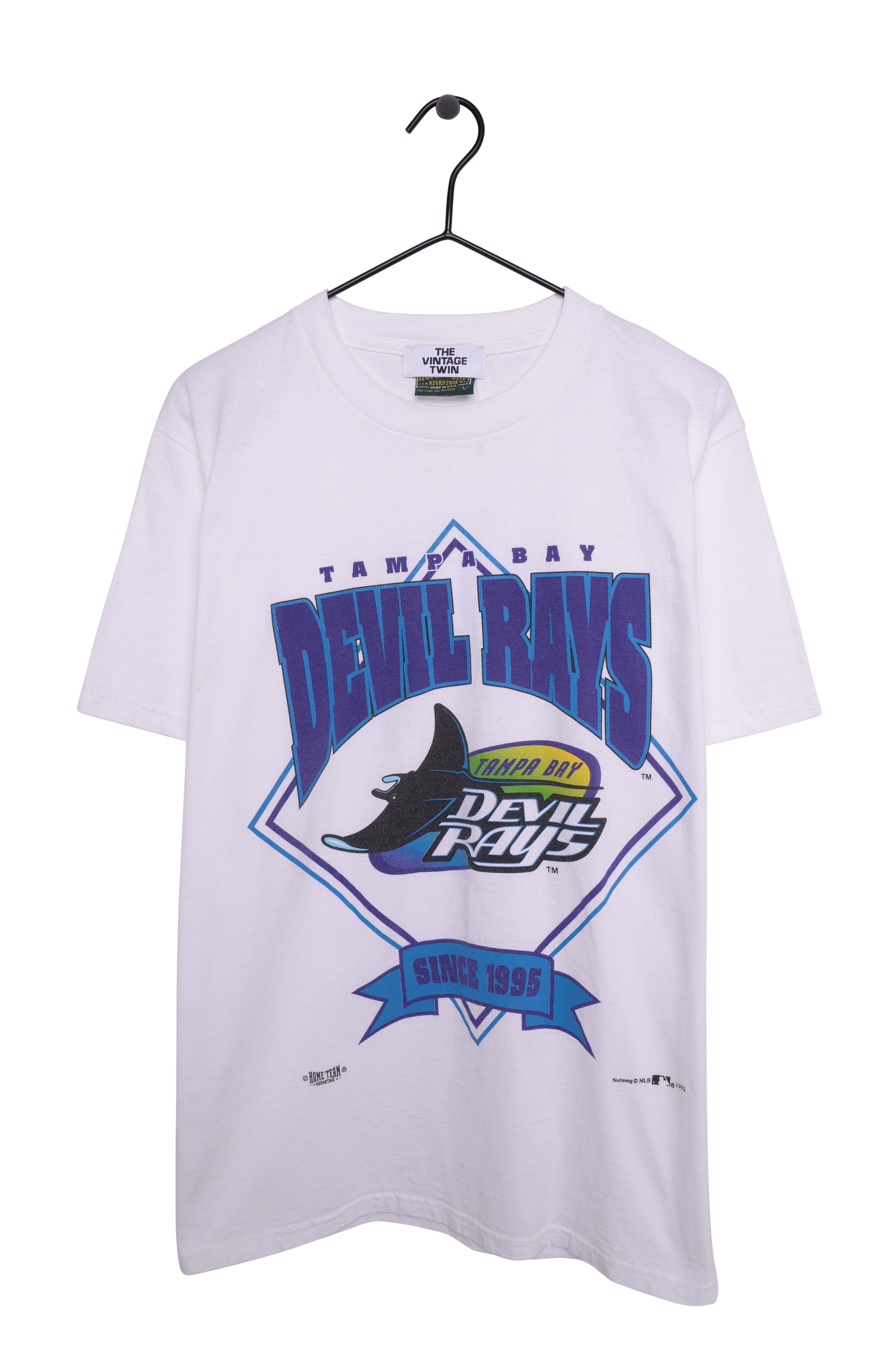 1995 Tampa Bay Devil Rays Tee USA Free Shipping - The Vintage Twin