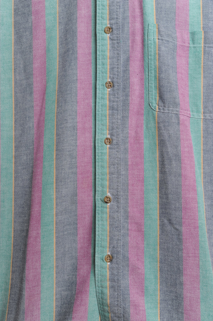 Multi Striped Button Down Free Shipping - The Vintage Twin