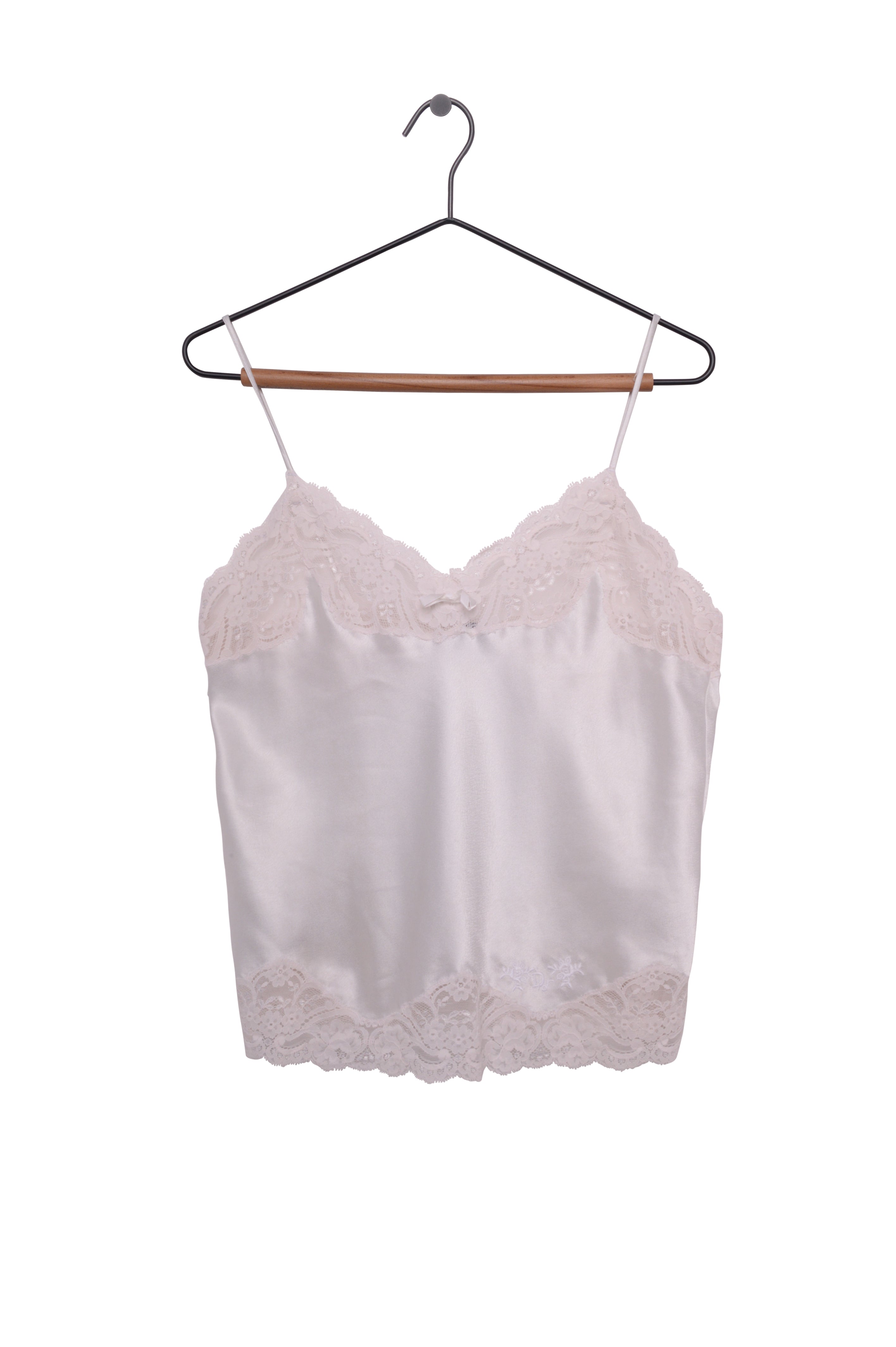 Christian Dior fashion Vintage Silk Lace Cami