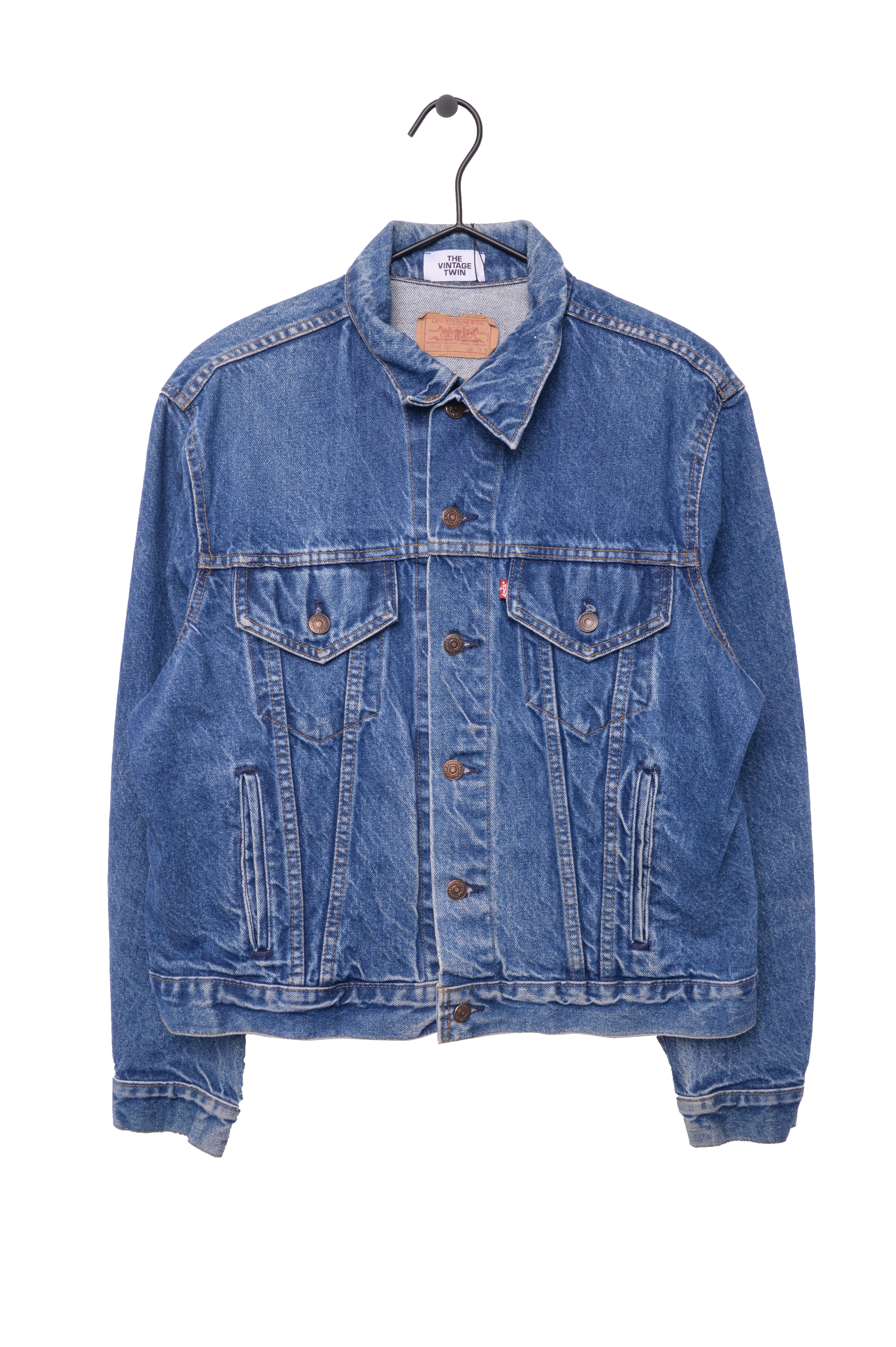 Buy Levi's Blue Cotton Regular Fit Denim Jacket for Mens Online @ Tata CLiQ