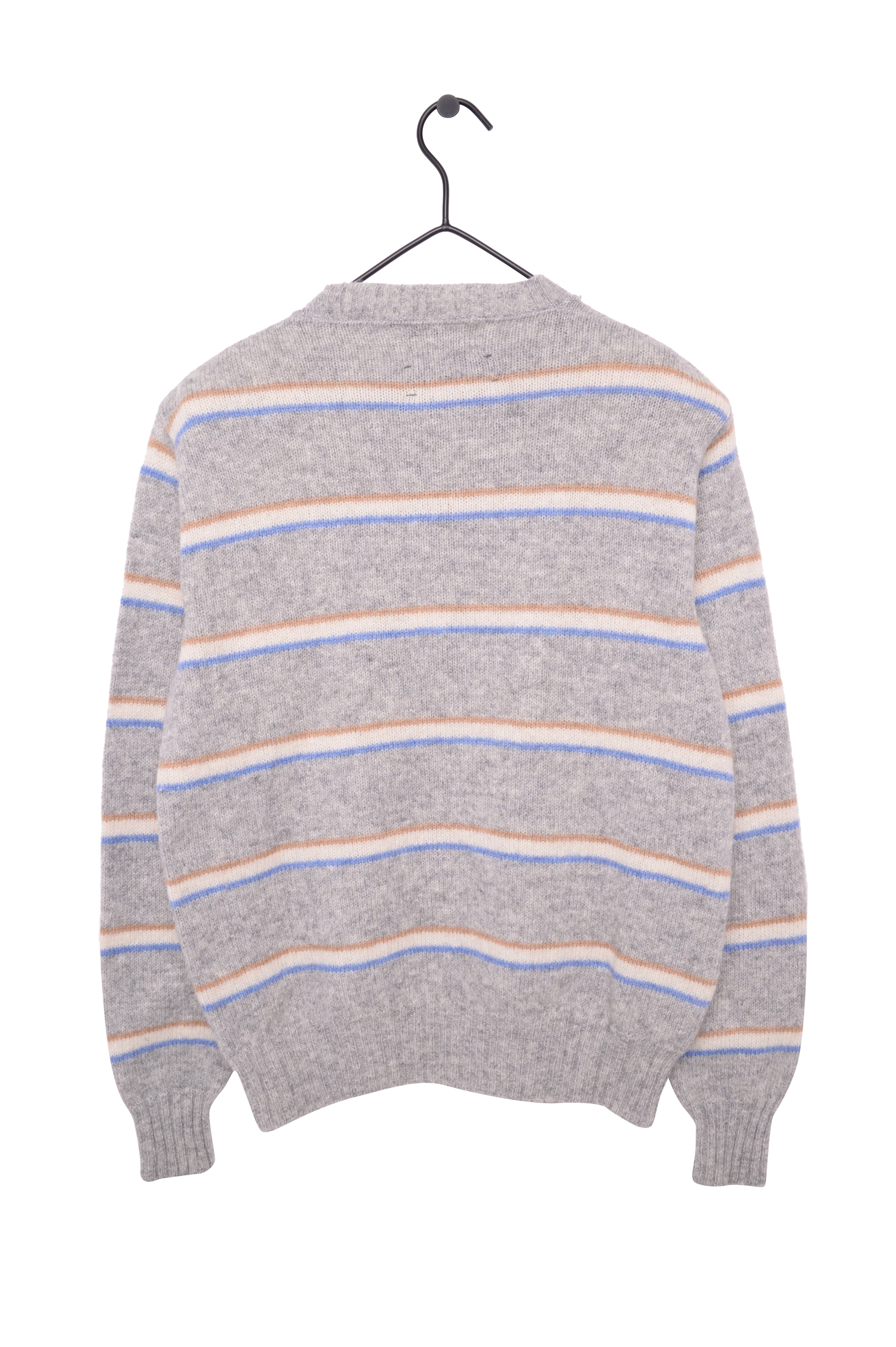 Gray Striped Sweater Free Shipping - The Vintage Twin