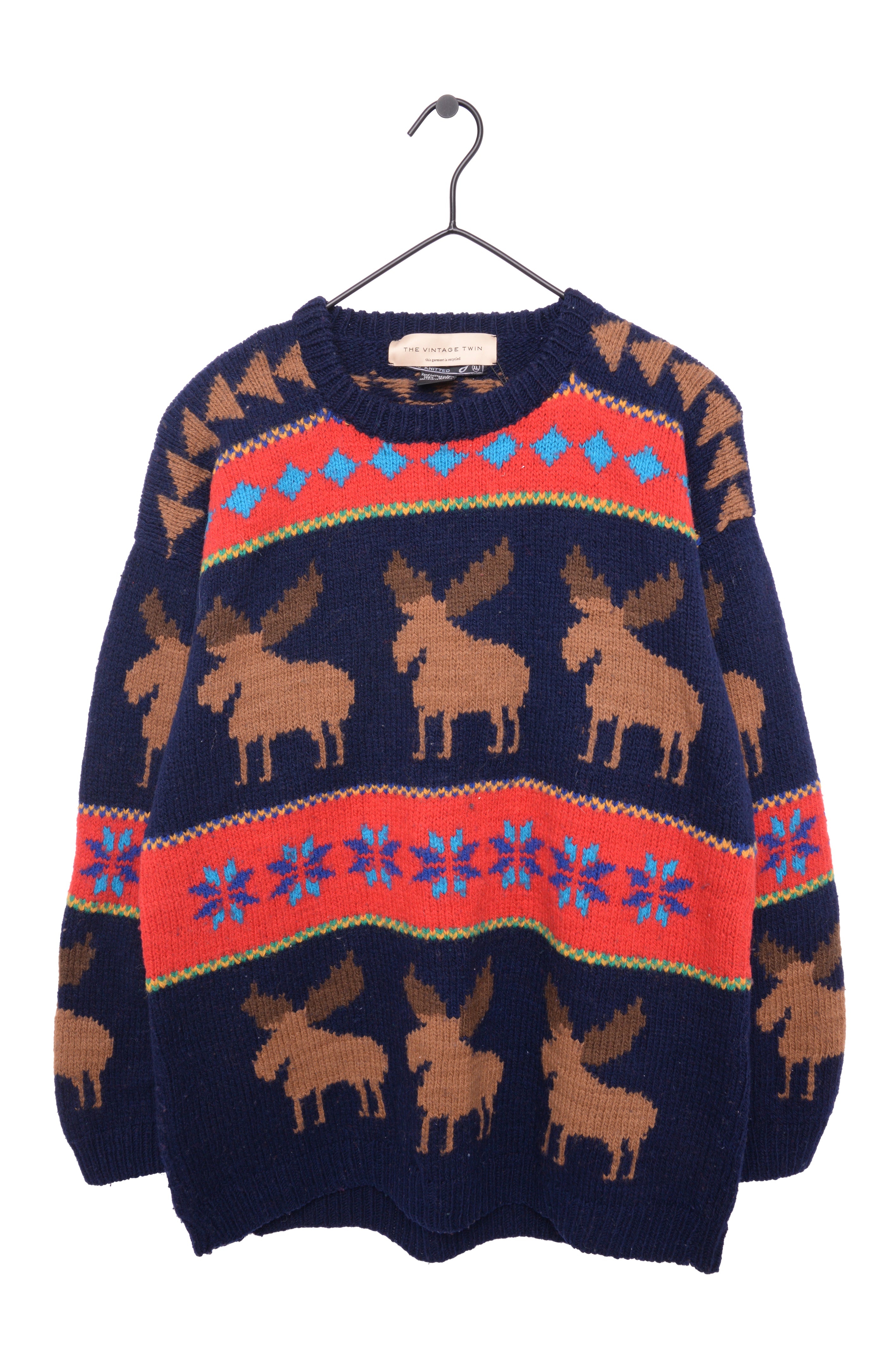 Vintage best sale moose sweater