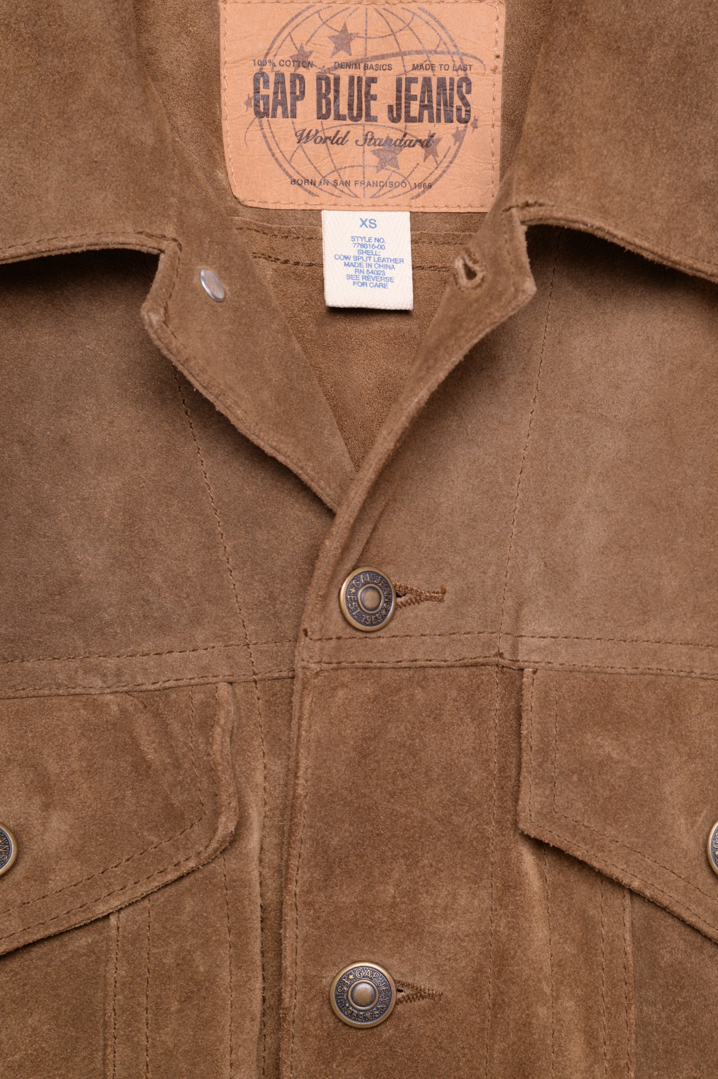 Gap suede outlet jacket mens