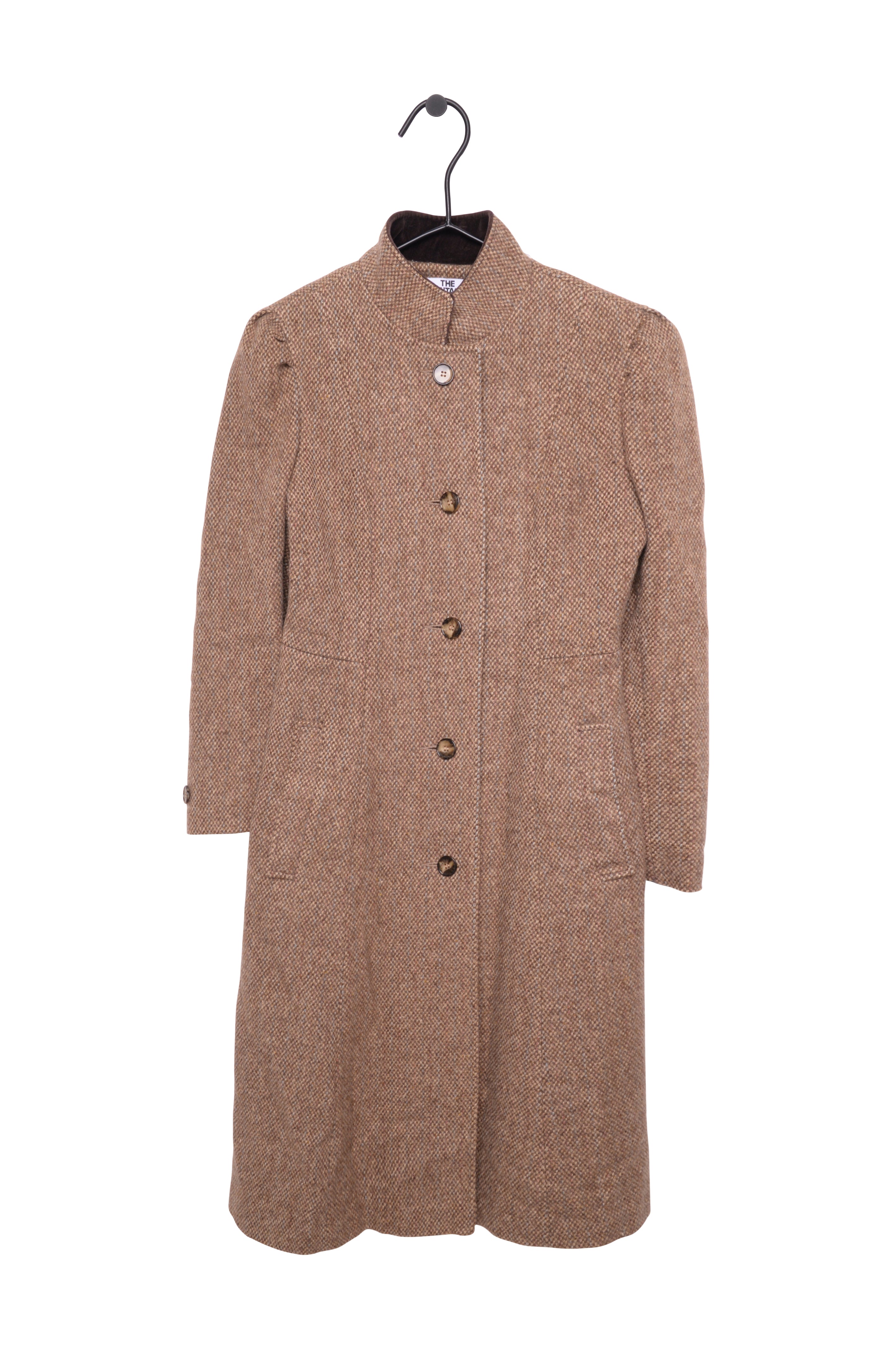 1960s Tweed Wool Coat Free Shipping - The Vintage Twin