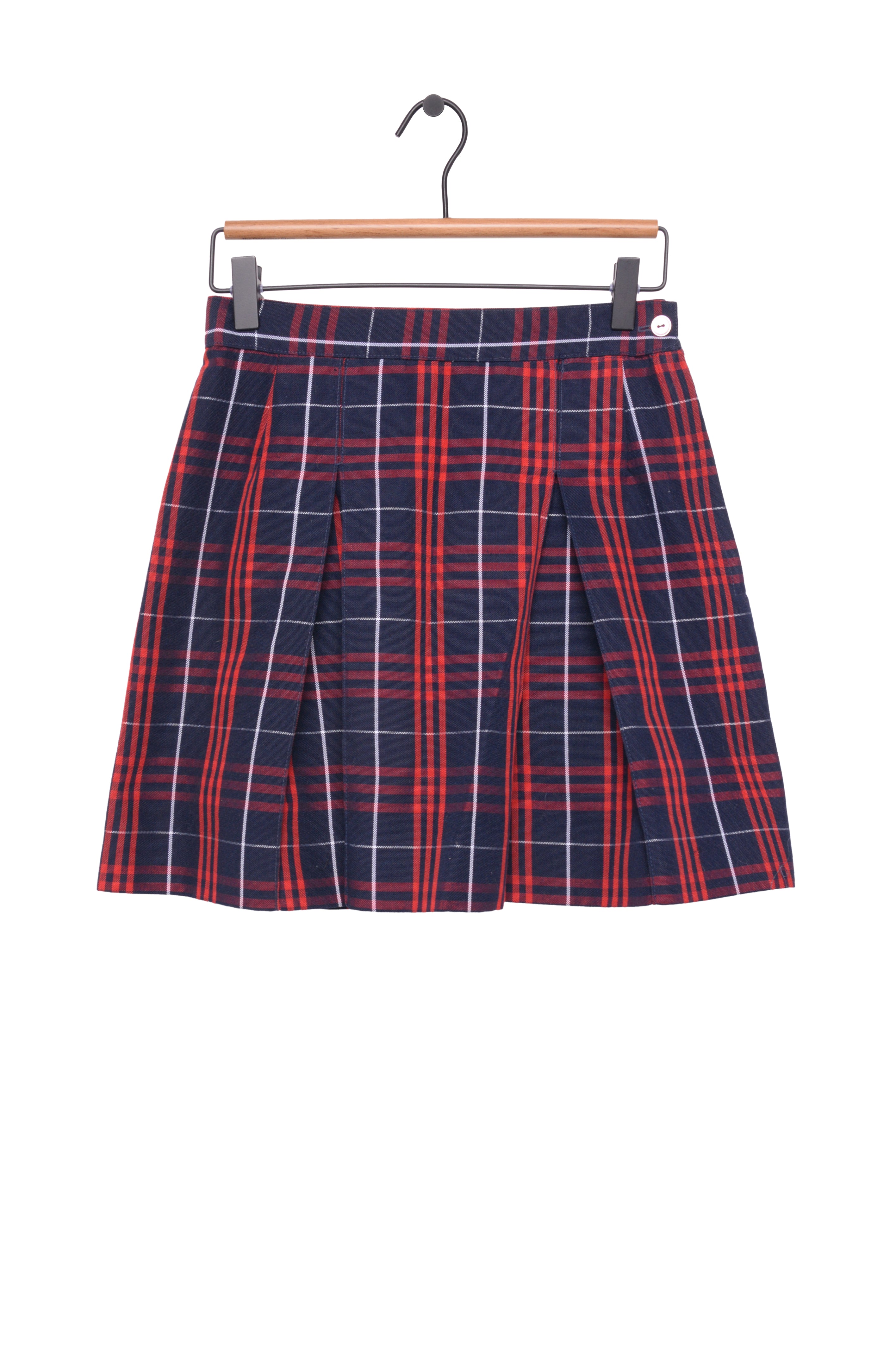 Pleated Plaid Mini Skirt Free Shipping The Vintage Twin