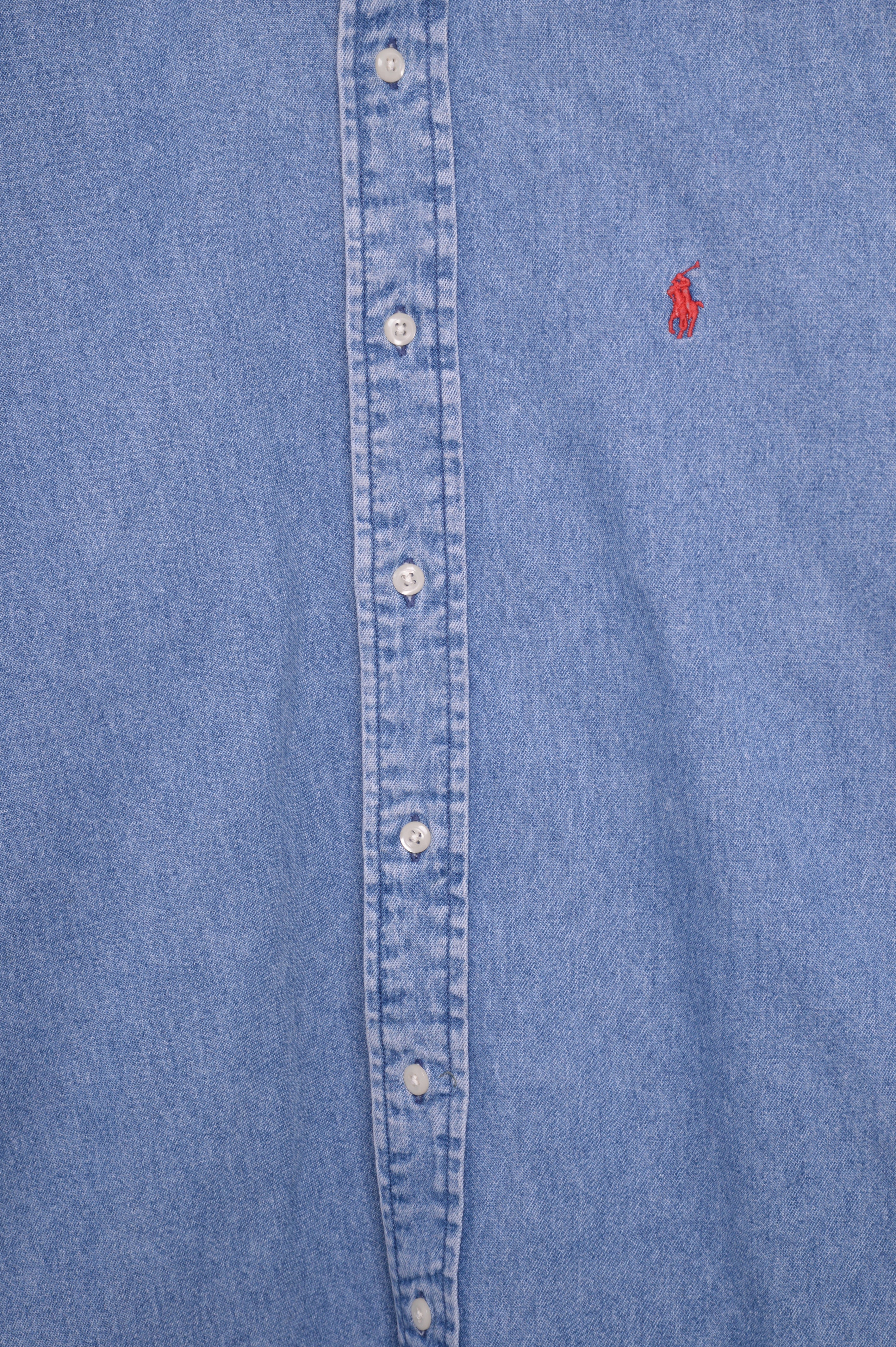 Flat Coated Retriever Embroidered Mens Denim Shirts | AKC Shop