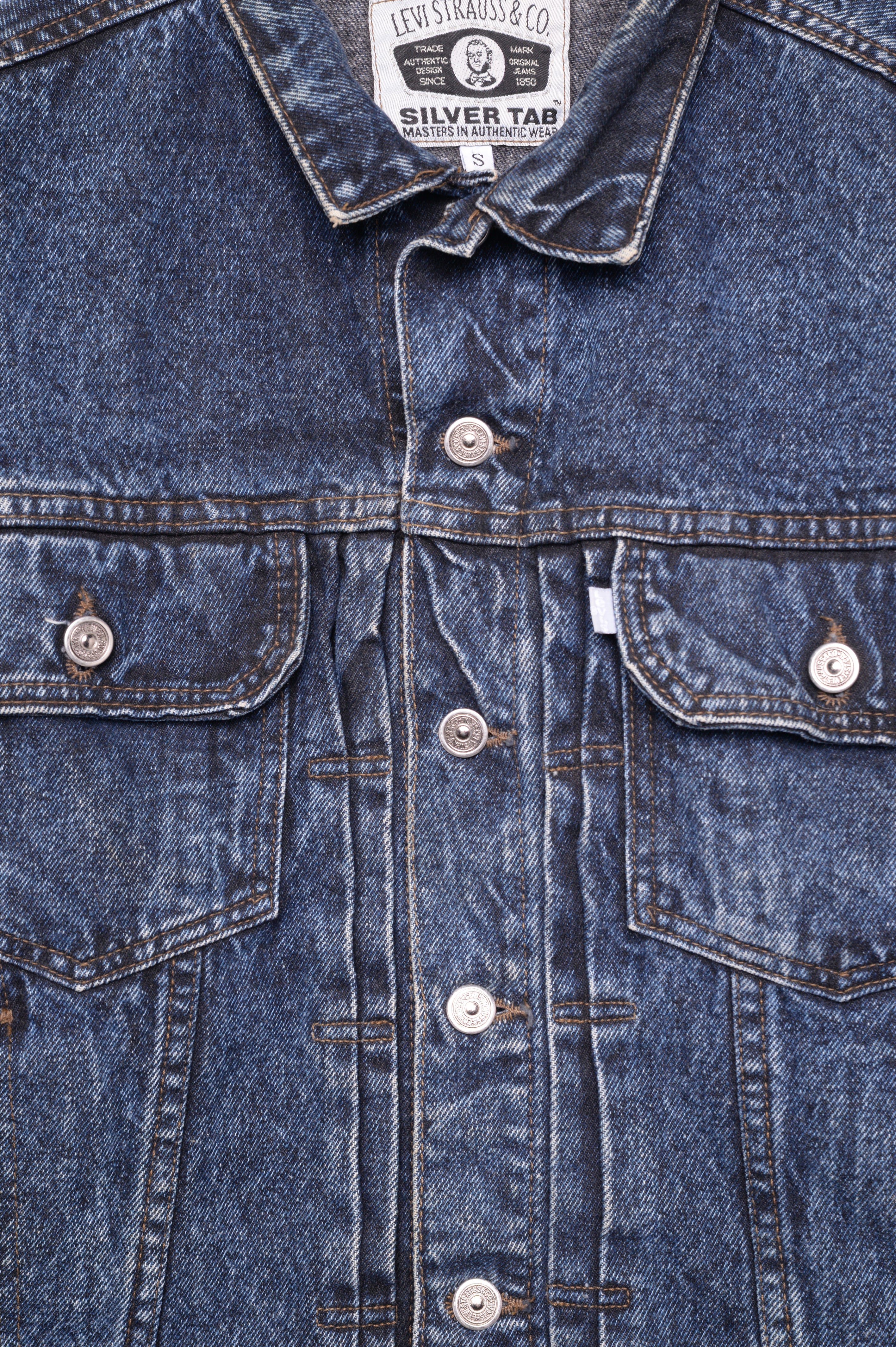 1980s Levi's Silver Tab Denim Jacket Free Shipping - The