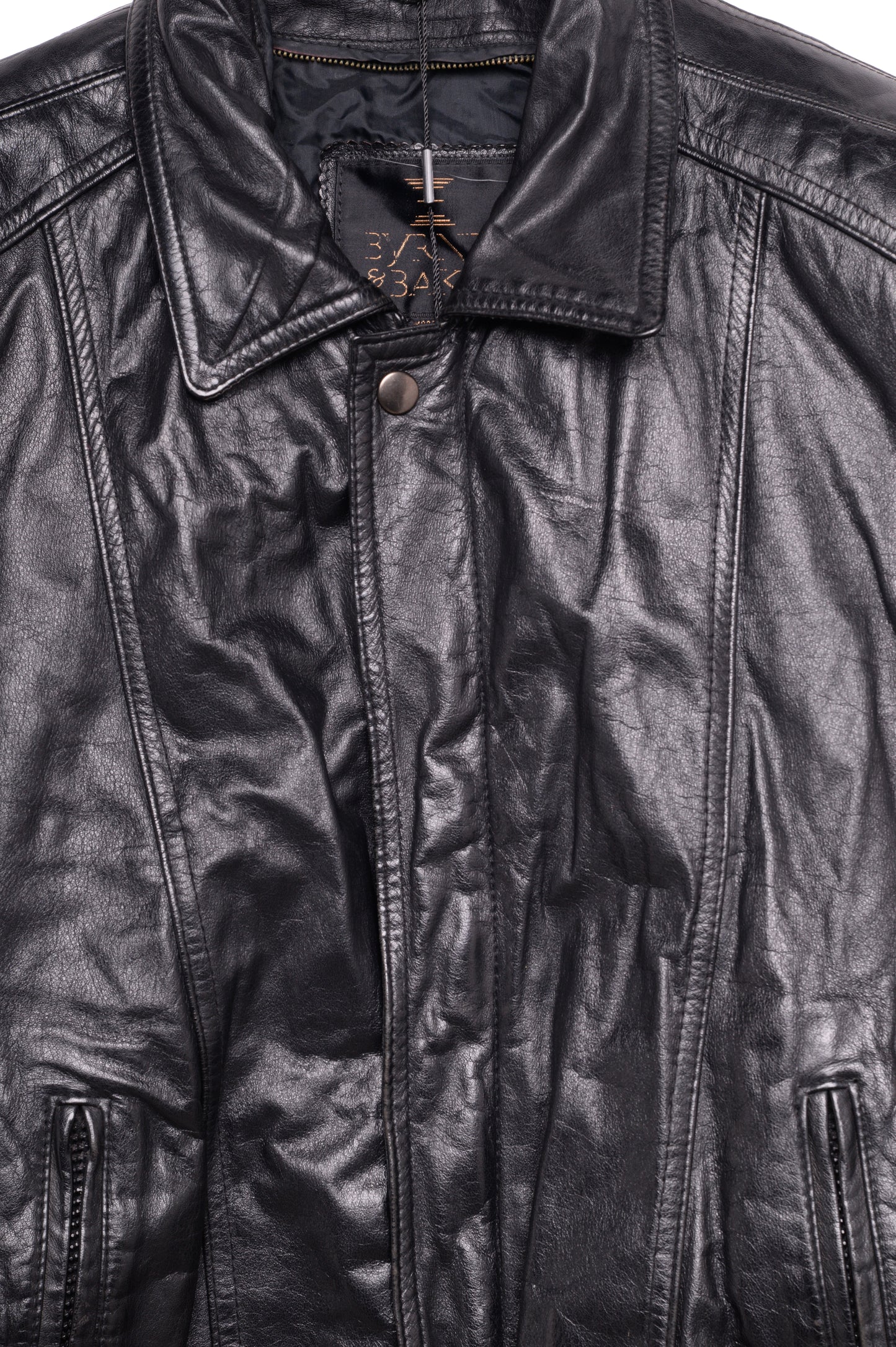 Leather Bomber Jacket