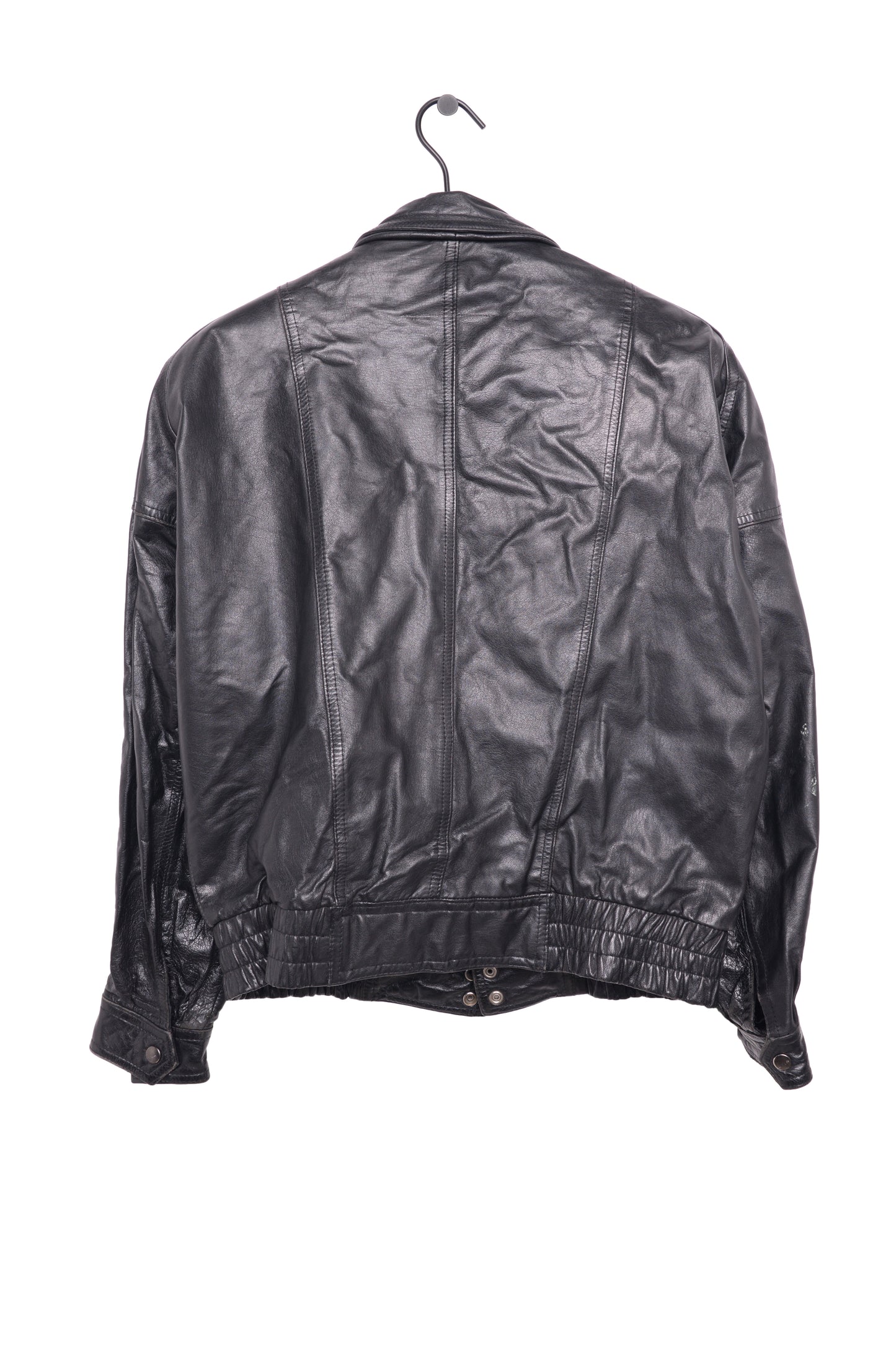 Leather Bomber Jacket