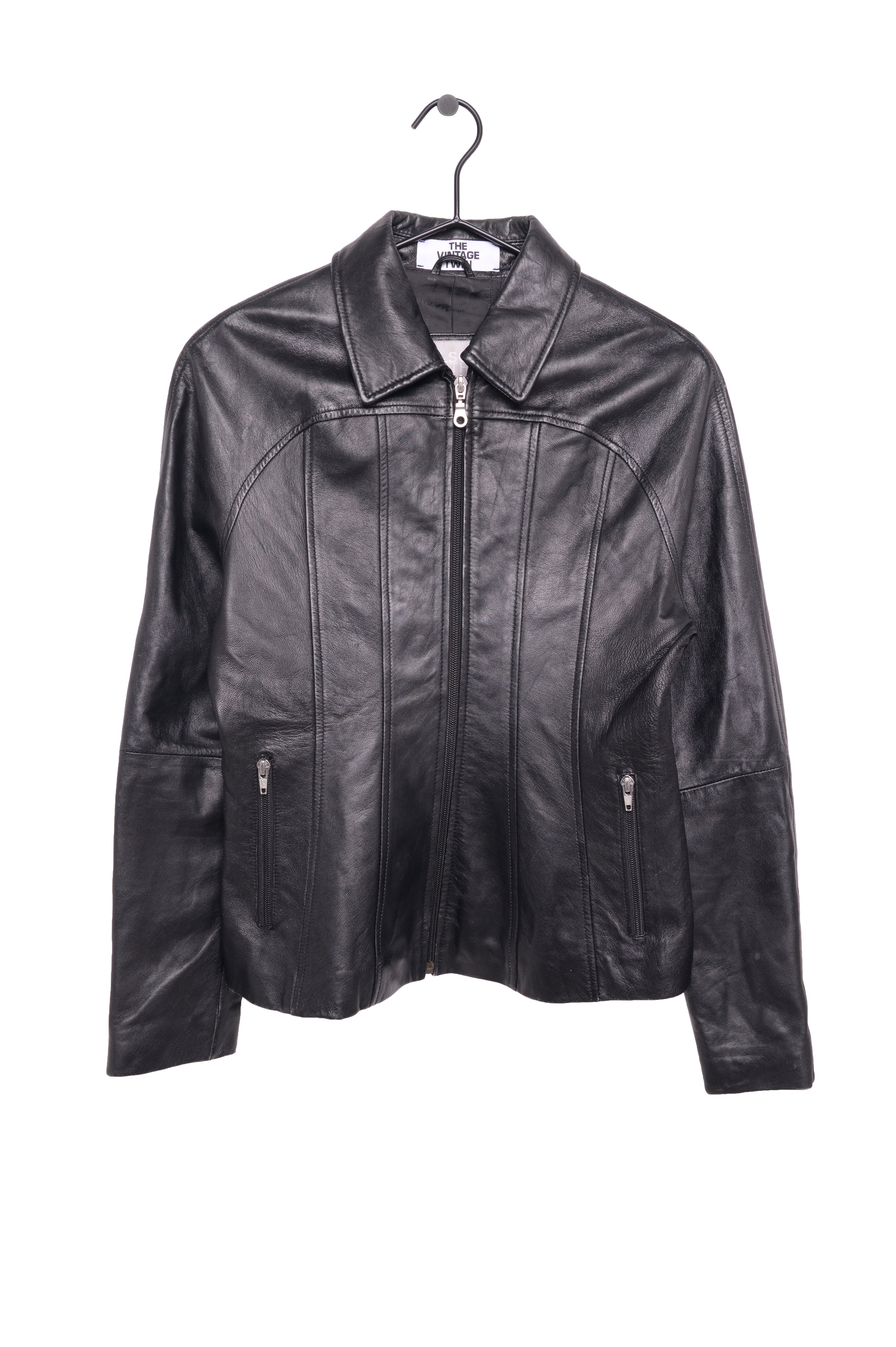 Popular y2k deadstock leather jacket