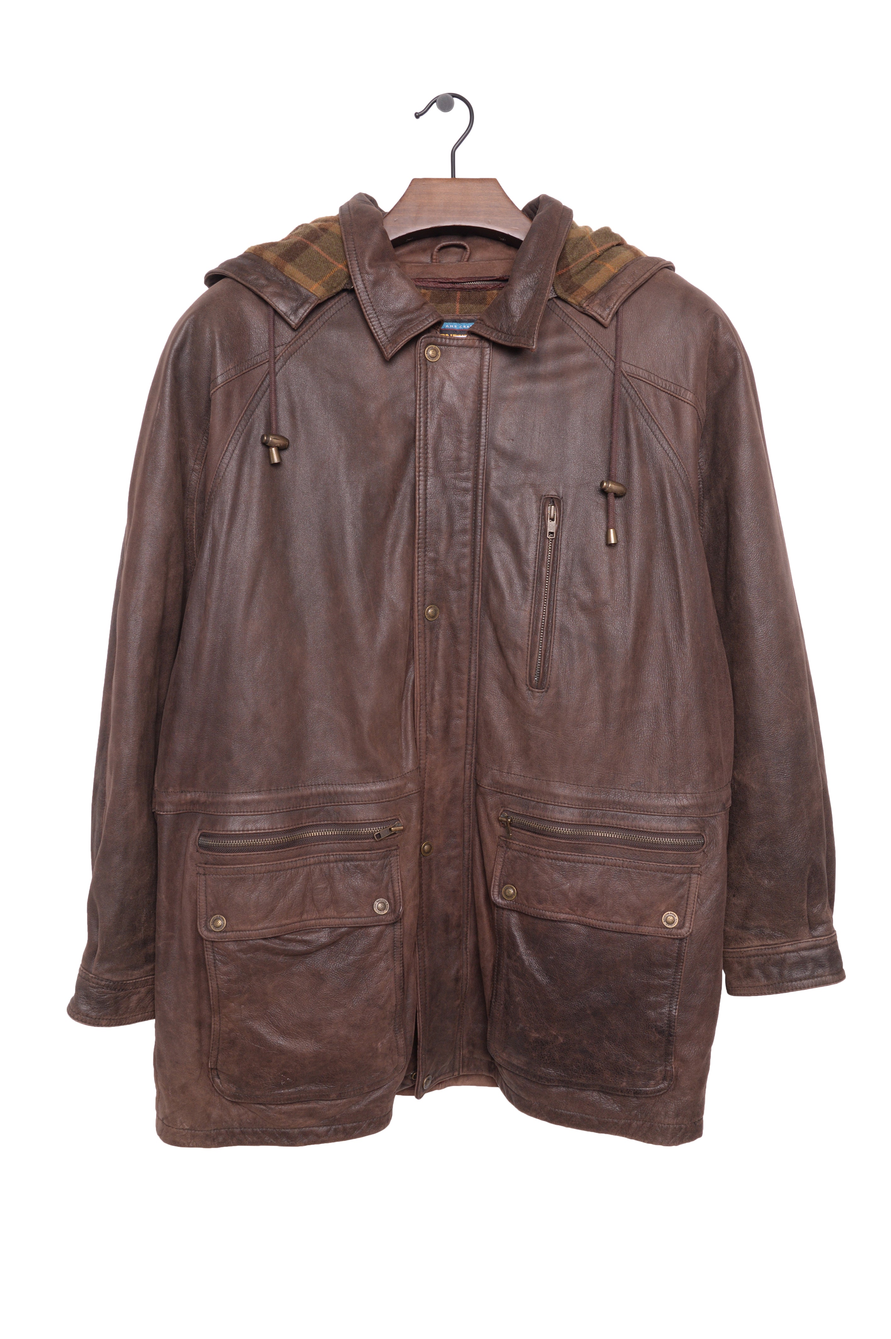 Leather authentic utility Jacket