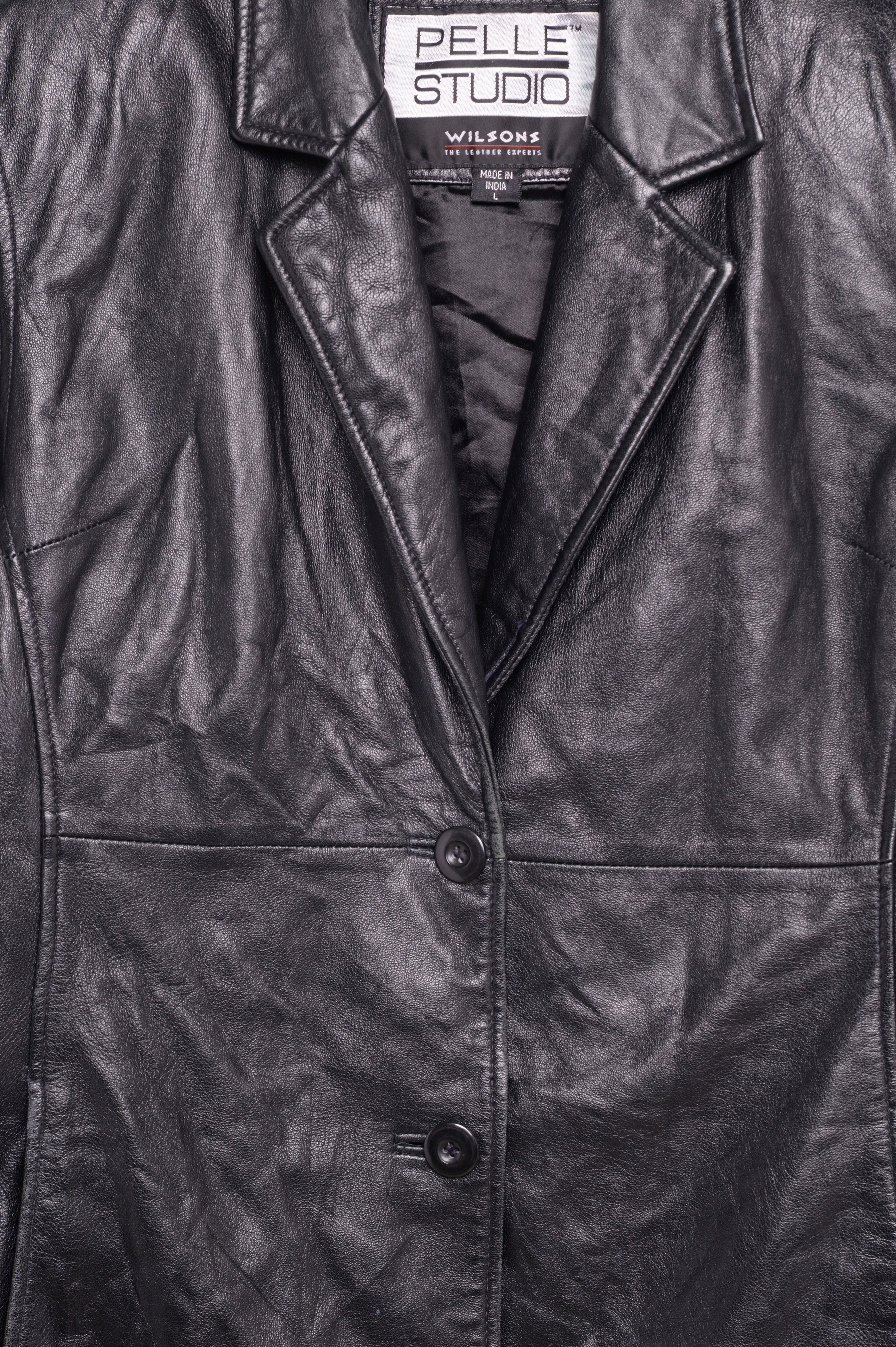 1990s Wilson s Soft Leather Jacket Free Shipping The Vintage Twin