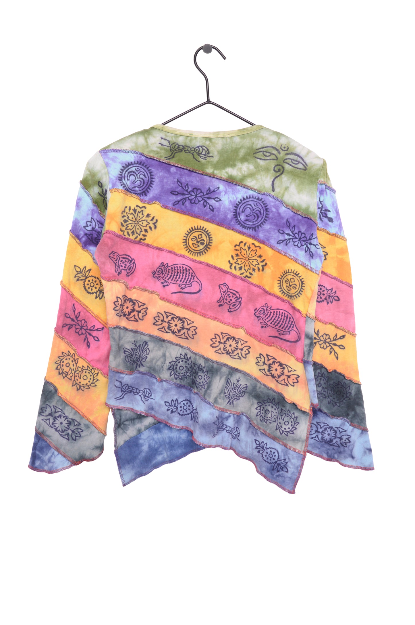 Y2K Asymmetric Patchwork Top