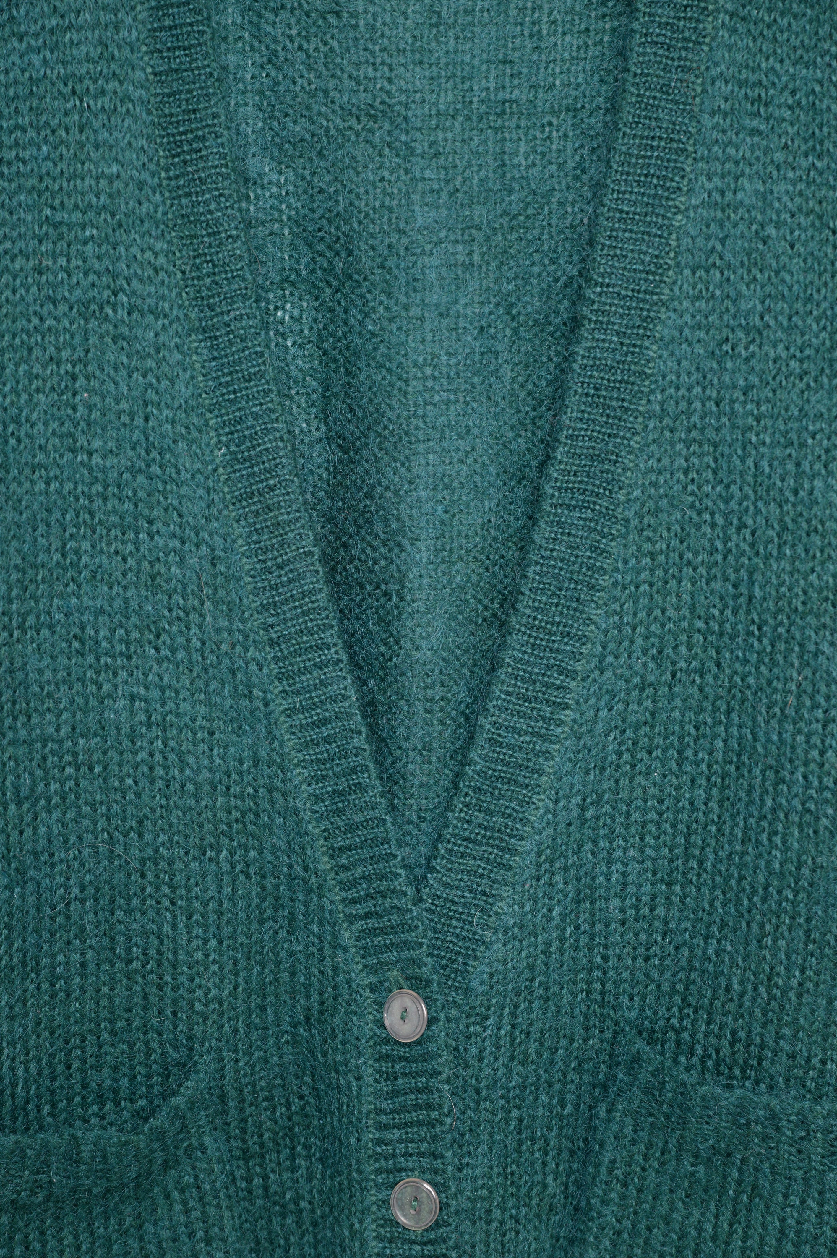 1990s Green Mohair Cardigan Free Shipping - The Vintage Twin