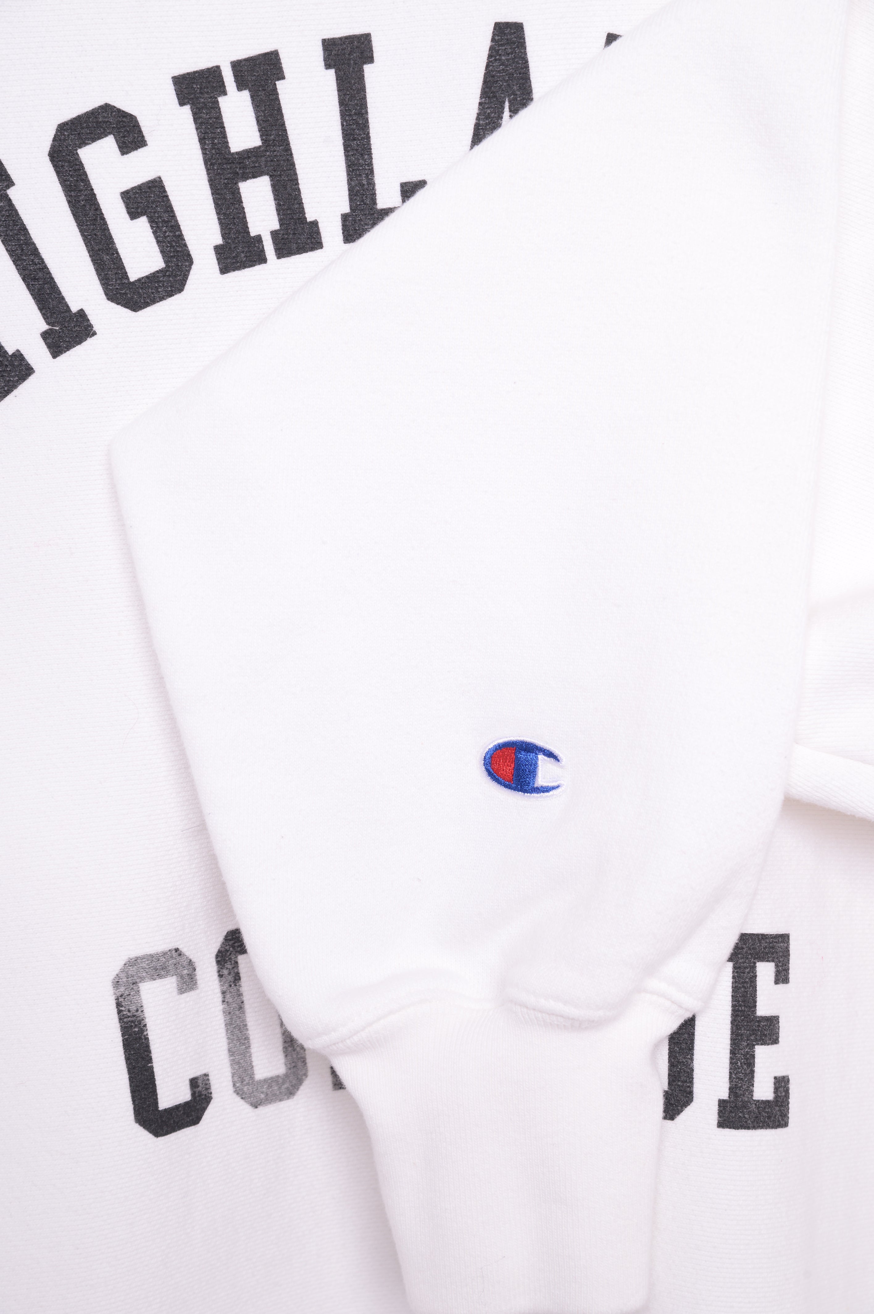 Vintage champion college hoodie hot sale