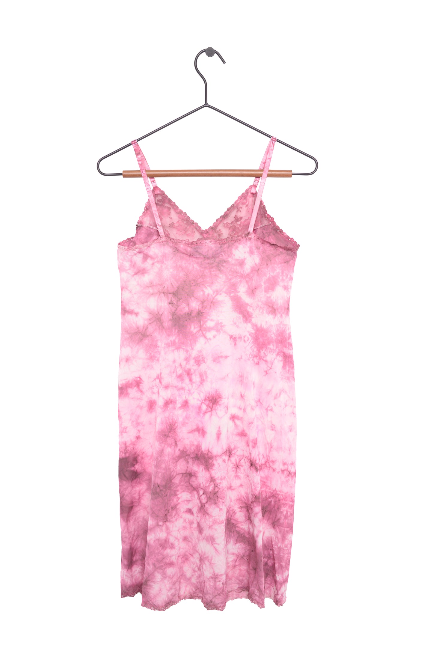 Hand-Dyed Lace Slip Dress