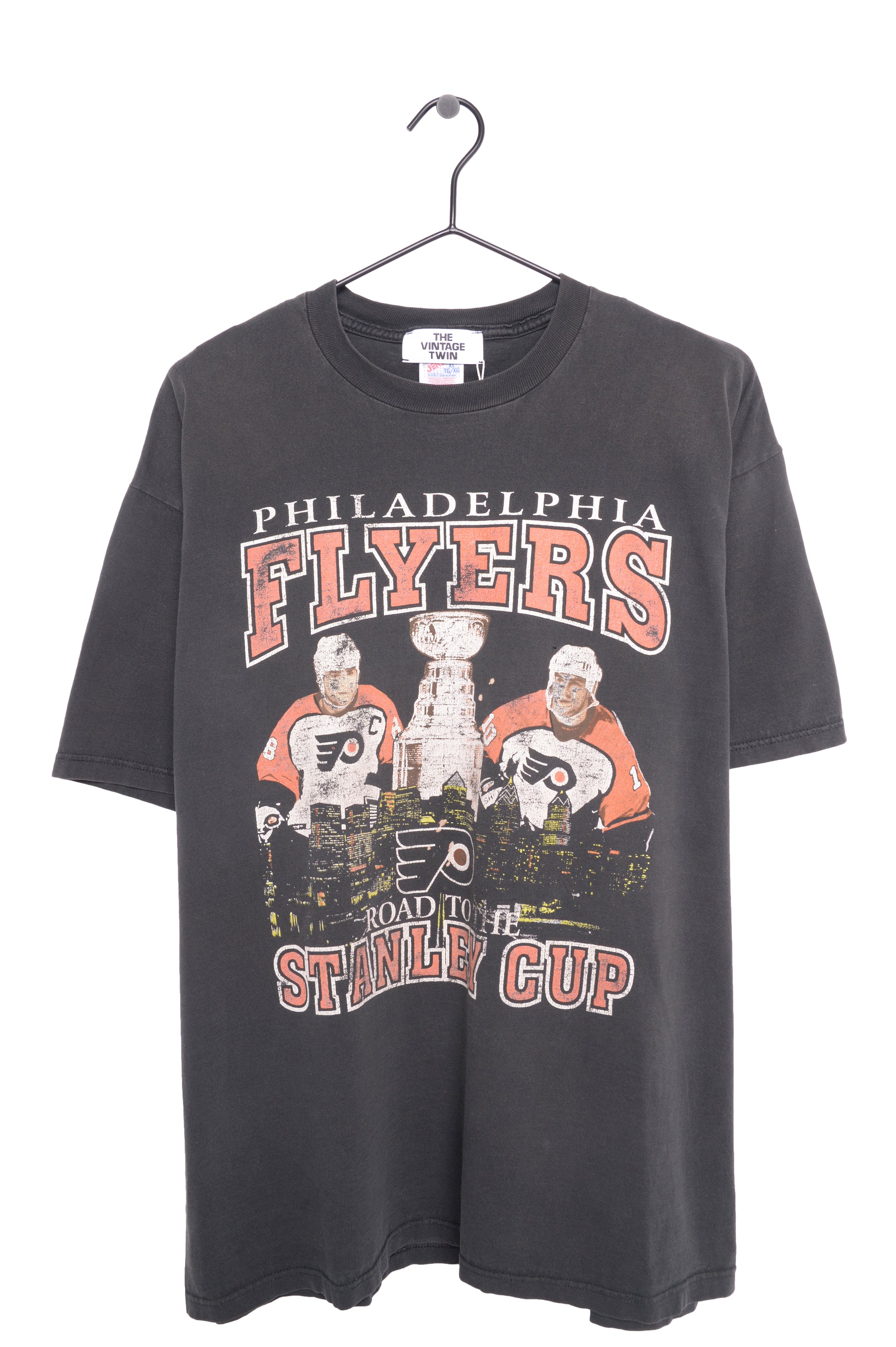 Philadelphia Phillies Text logo Distressed Vintage logo T-shirt 6 Size