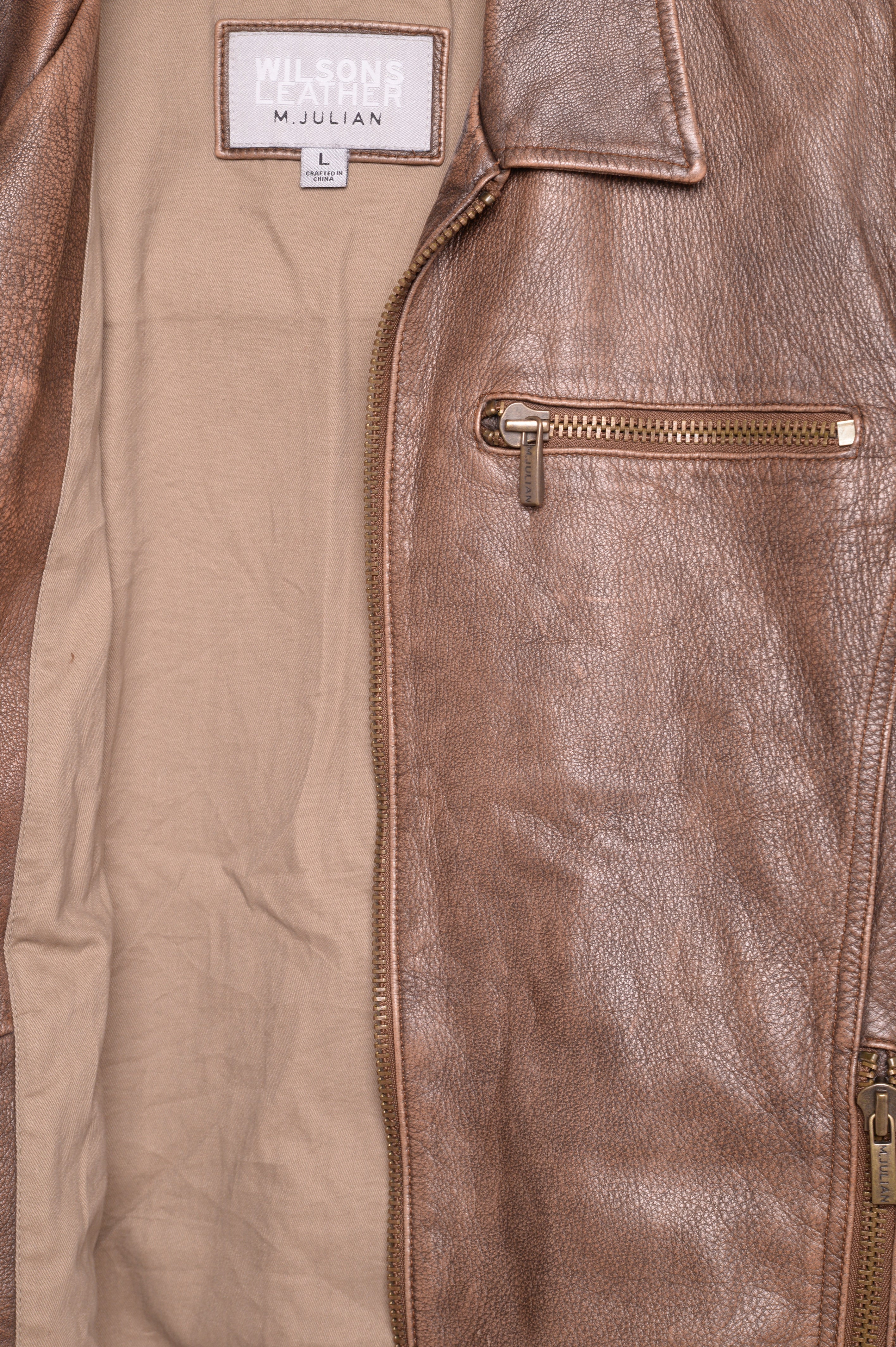 Wilson's Brown Leather Jacket – The Vintage Twin