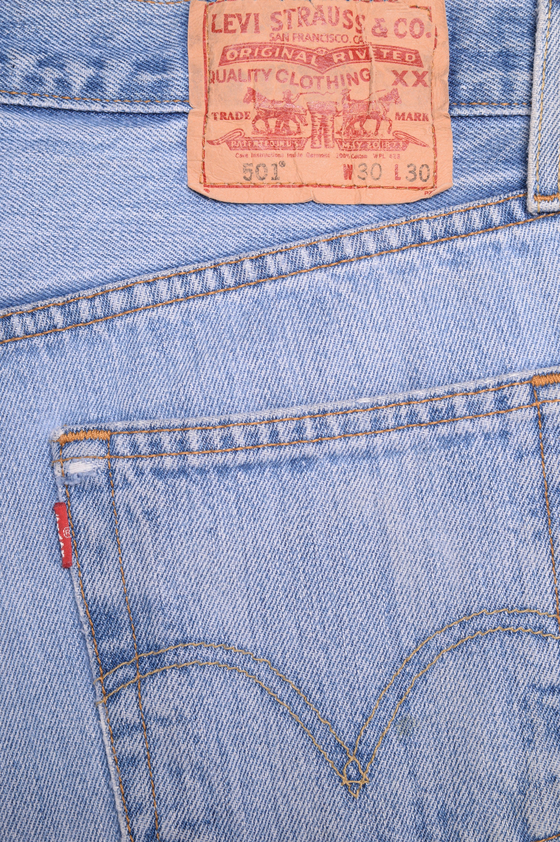 Faded Straight Levi's 501 Jeans 30W x 29L – The Vintage Twin