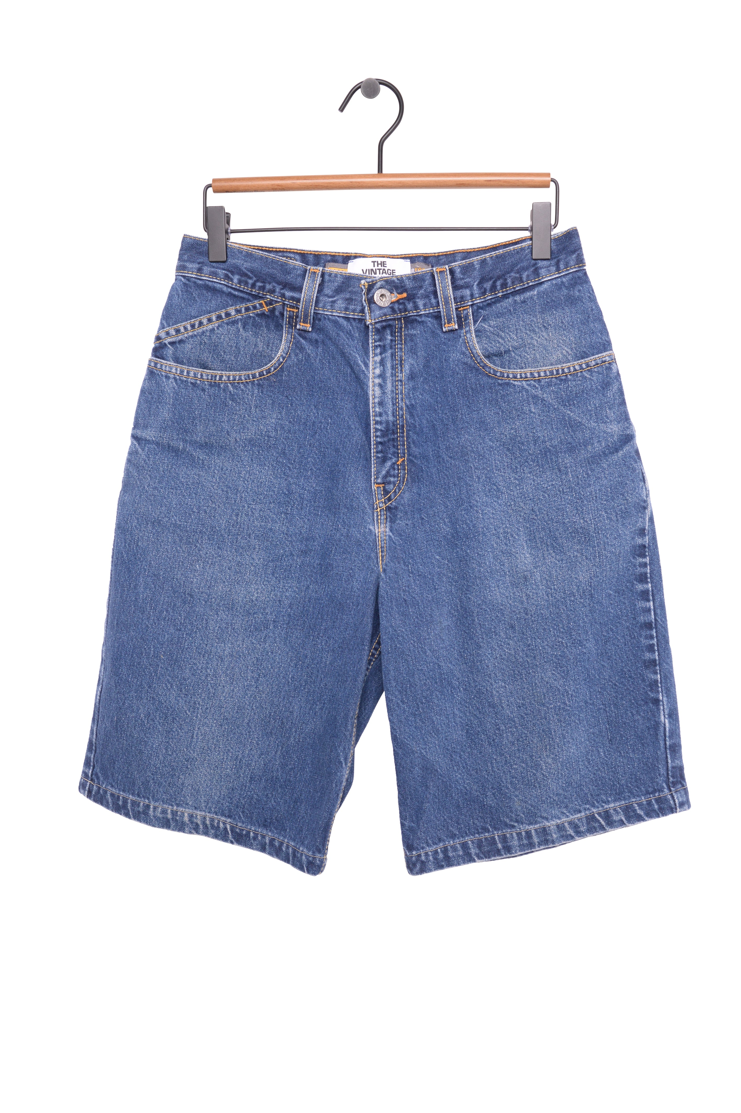 DaDulove💕 New American Ins High Street Retro Denim Shorts Niche High Waist  A- line Pants Large Size Hot Pants | Shopee Thailand
