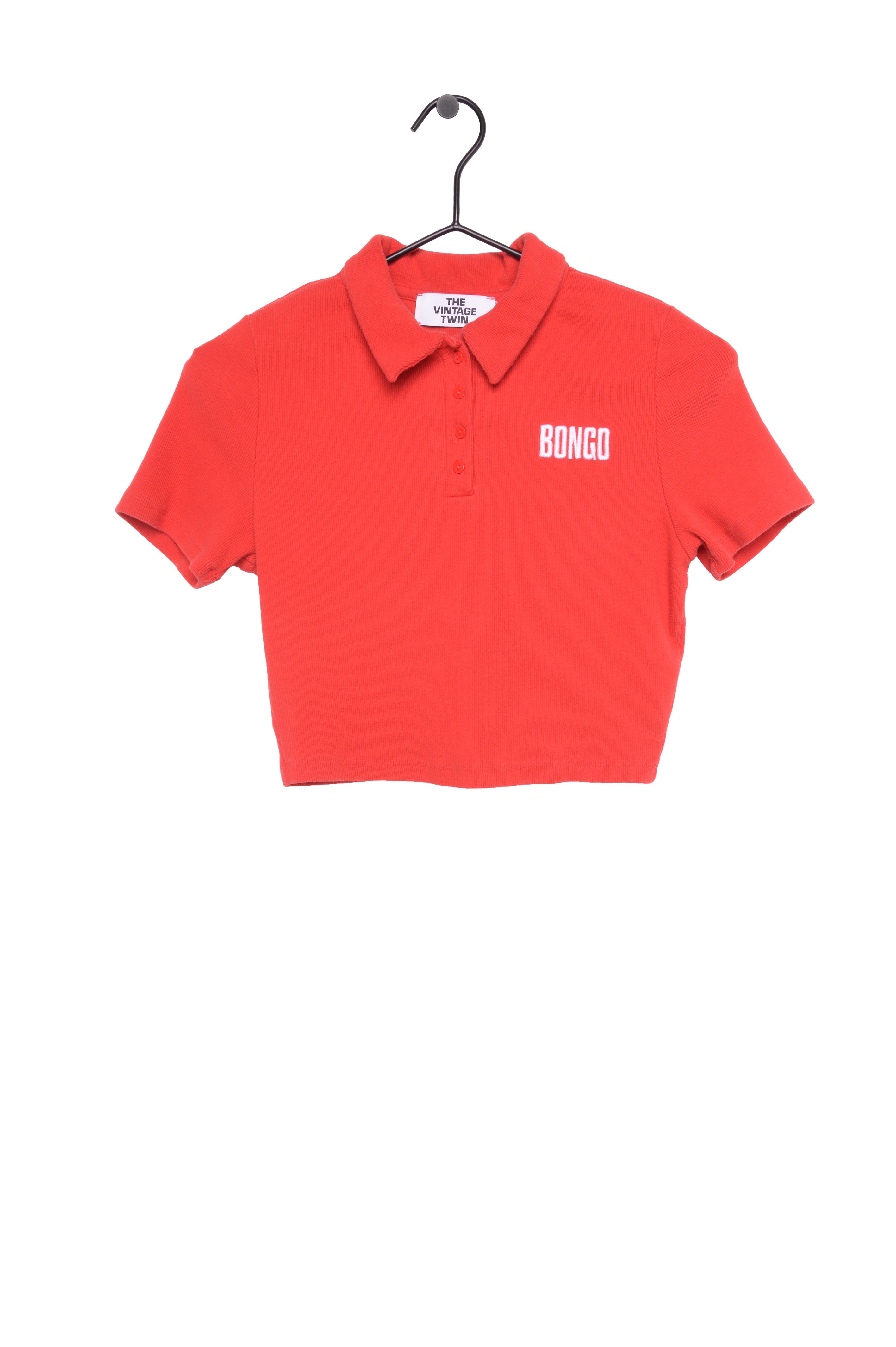 Vintage cropped 2024 polo shirt