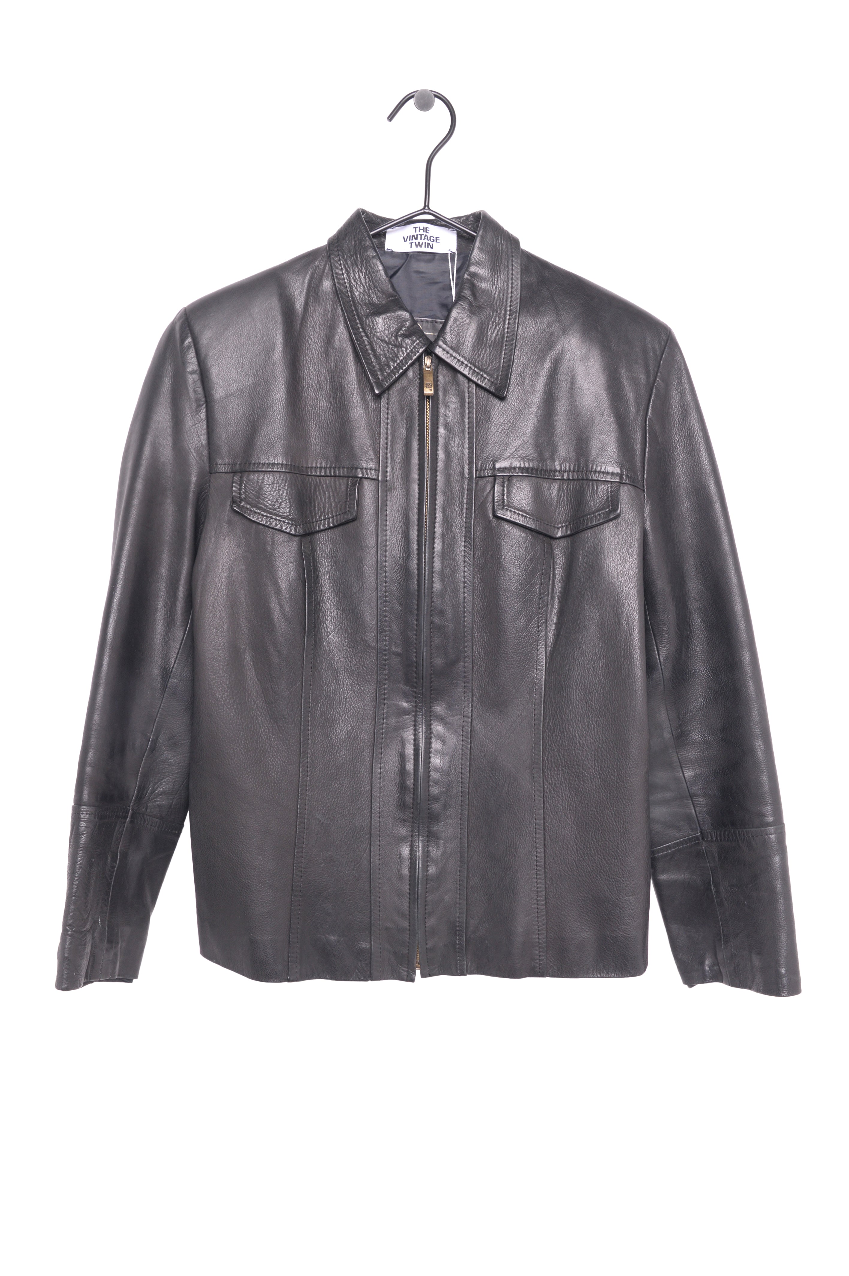 Y2K Soft Leather Jacket – The Vintage Twin