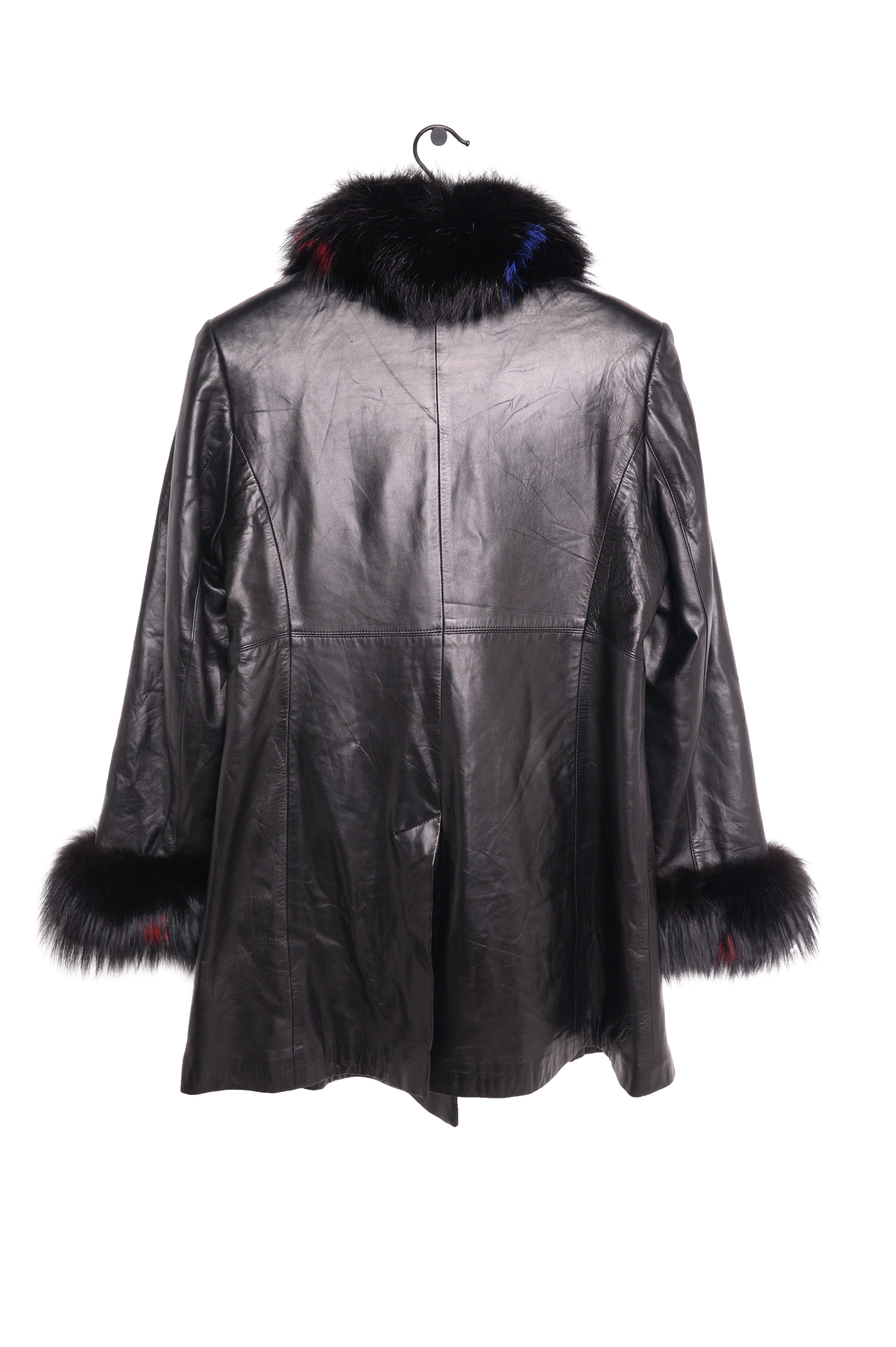 Fur Trim Leather Jacket USA – The Vintage Twin