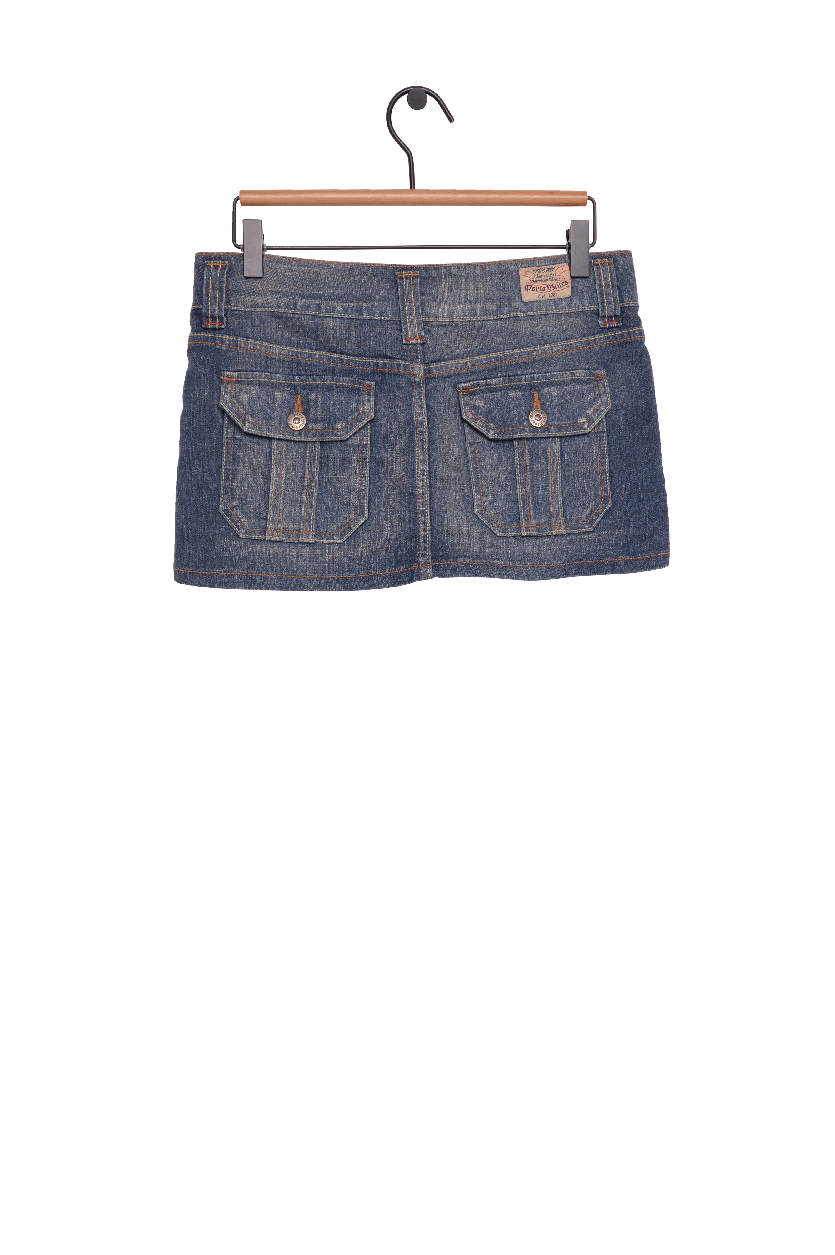 American Eagle Outfitters Solid Blue Denim Skirt Size 6 - 58% off | ThredUp